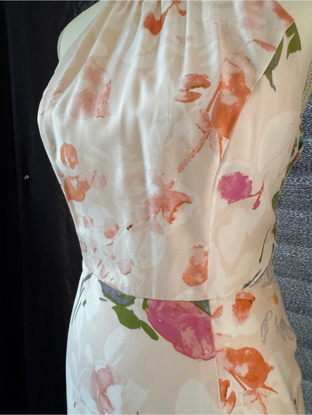 JJs House Blush Floral Halter Maxi Dress - Picture 5 of 6
